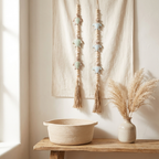 Handcrafted Turtle Wall Hanging - Coastal Boho Statment Decor