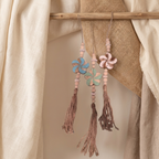Handcrafted Boho Flower Wall Hanging - Coastal Statement Decor