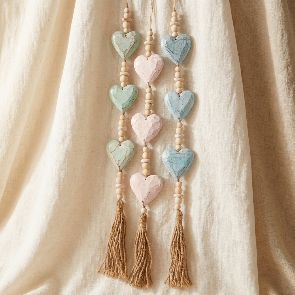 Handcrafted Solid Lightweight Wall Hanging - Boho Wall Decor