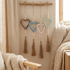 Handcrafted Open Heart Wall Hanging - Artesian Boho Statement Decor