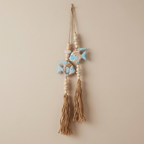 Handcrafted Boho Single Fish Wall Hanging - Coastal Statement Piece