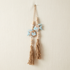 Handcrafted Boho Single Fish Wall Hanging - Coastal Statement Piece