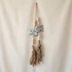 Handcrafted Boho Single Fish Wall Hanging - Coastal Statement Piece
