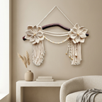 Bohemian Meadows Macramé Wall Hanging with Tassels