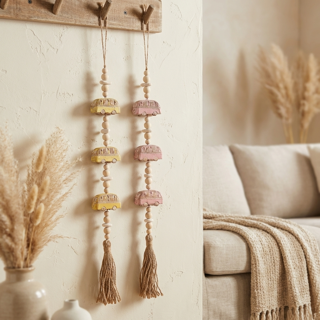 Boho Combi Wall Hanging - Coastal Handmade Statement Decor