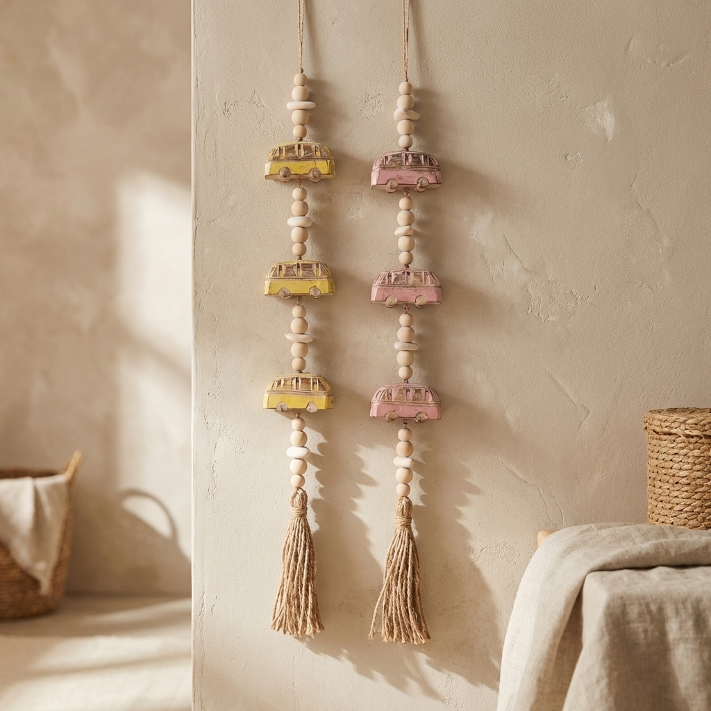 Boho Combi Wall Hanging - Coastal Handmade Statement Decor