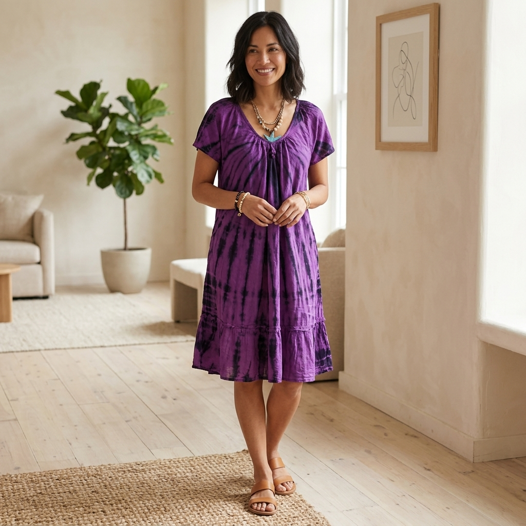 Lightweight Willow Flow Dress - Flowy & Comfortable Style