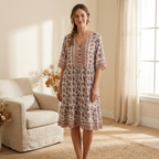 Floral Daisy Dress - Flowy Lightweight Design