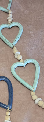 Handcrafted Open-Heart Wall Hanging - Lightweight Boho Hanging Decor