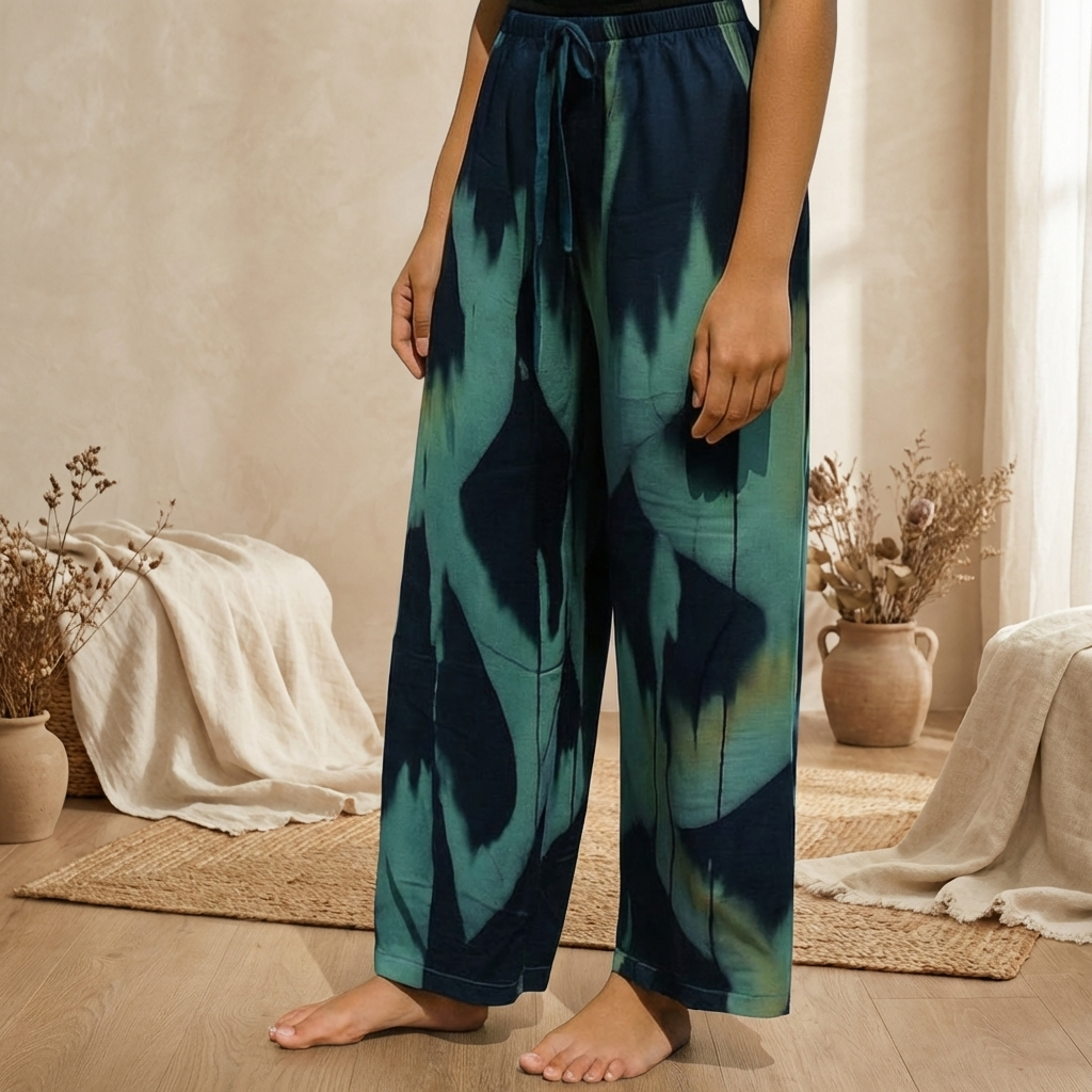 Flowy Tie-dye/Elephant Pants – Lightweight, Breathable Natural Essential