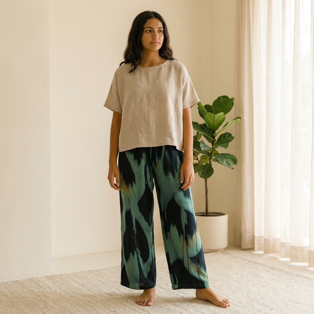 Flowy Tie-dye/Elephant Pants – Lightweight, Breathable Natural Essential
