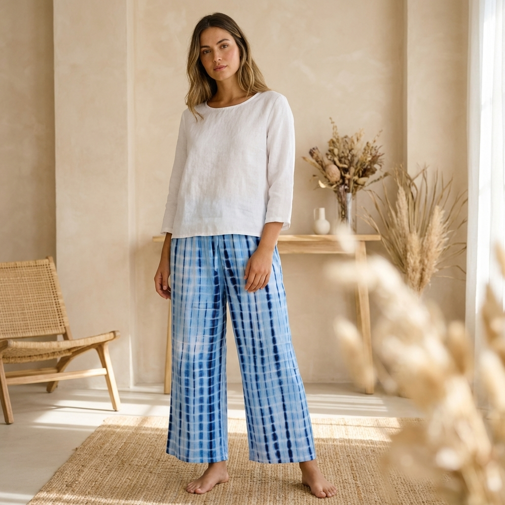 Flowy Tie-dye Boho Pants – Comfortable All-Day Wear