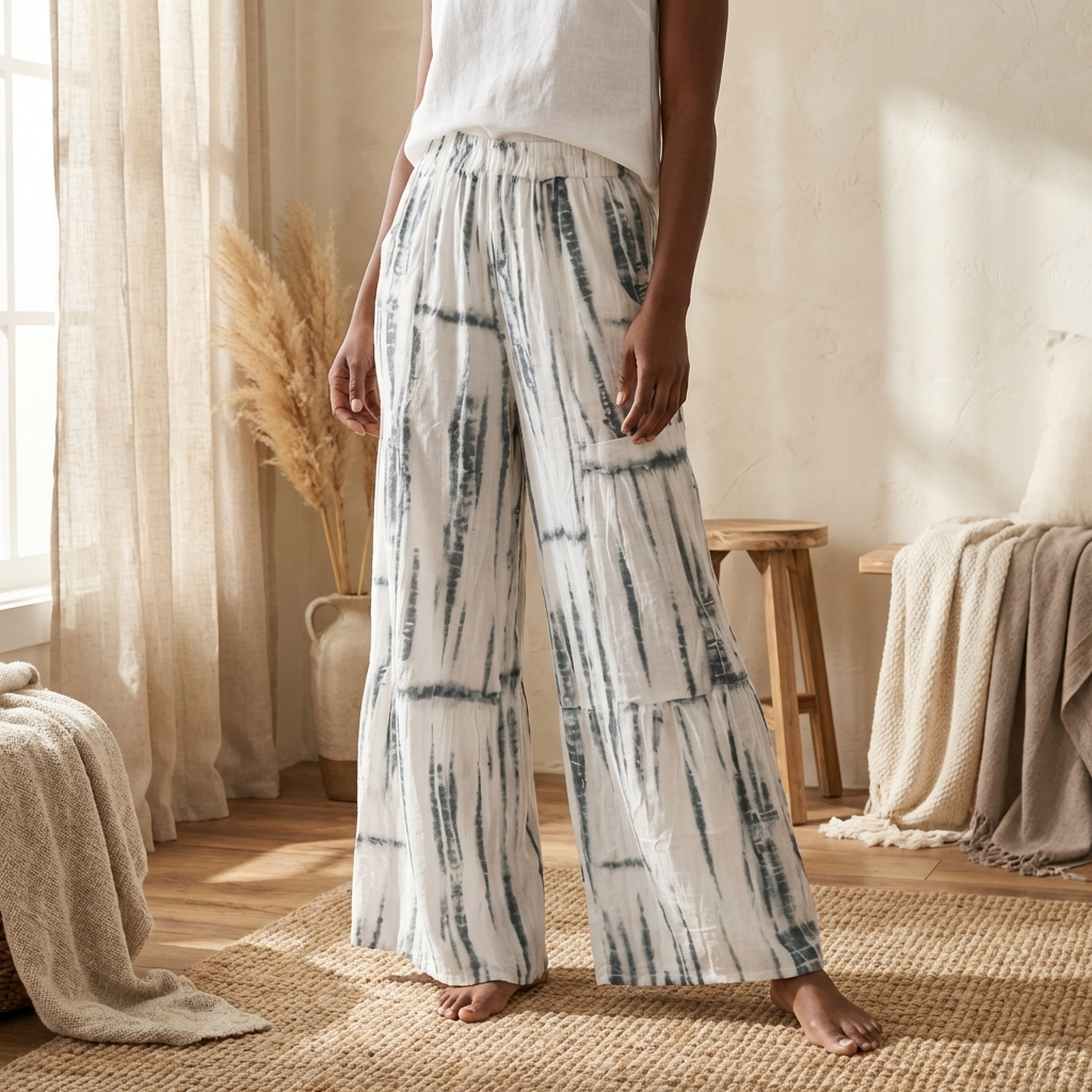Tiered Tie-Dye Boho Pants – Relaxed Fit Everyday Style
