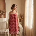 Lightweight Short Floral Strap Dress - Flowy & Comfortable Style