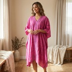Relaxed Fit Short Kaftan Dress - Comfortable Everyday Style