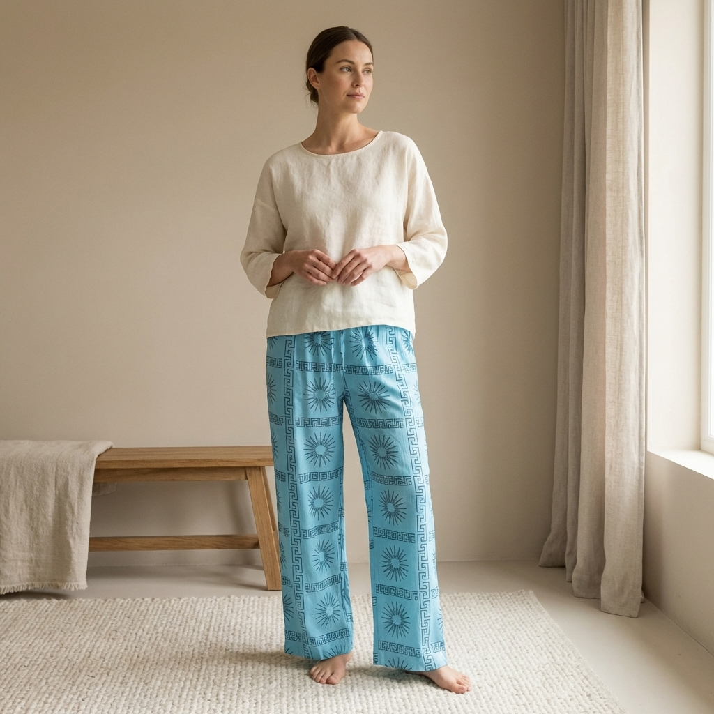 Printed Boho Pants - Relaxed Fit Everyday Style