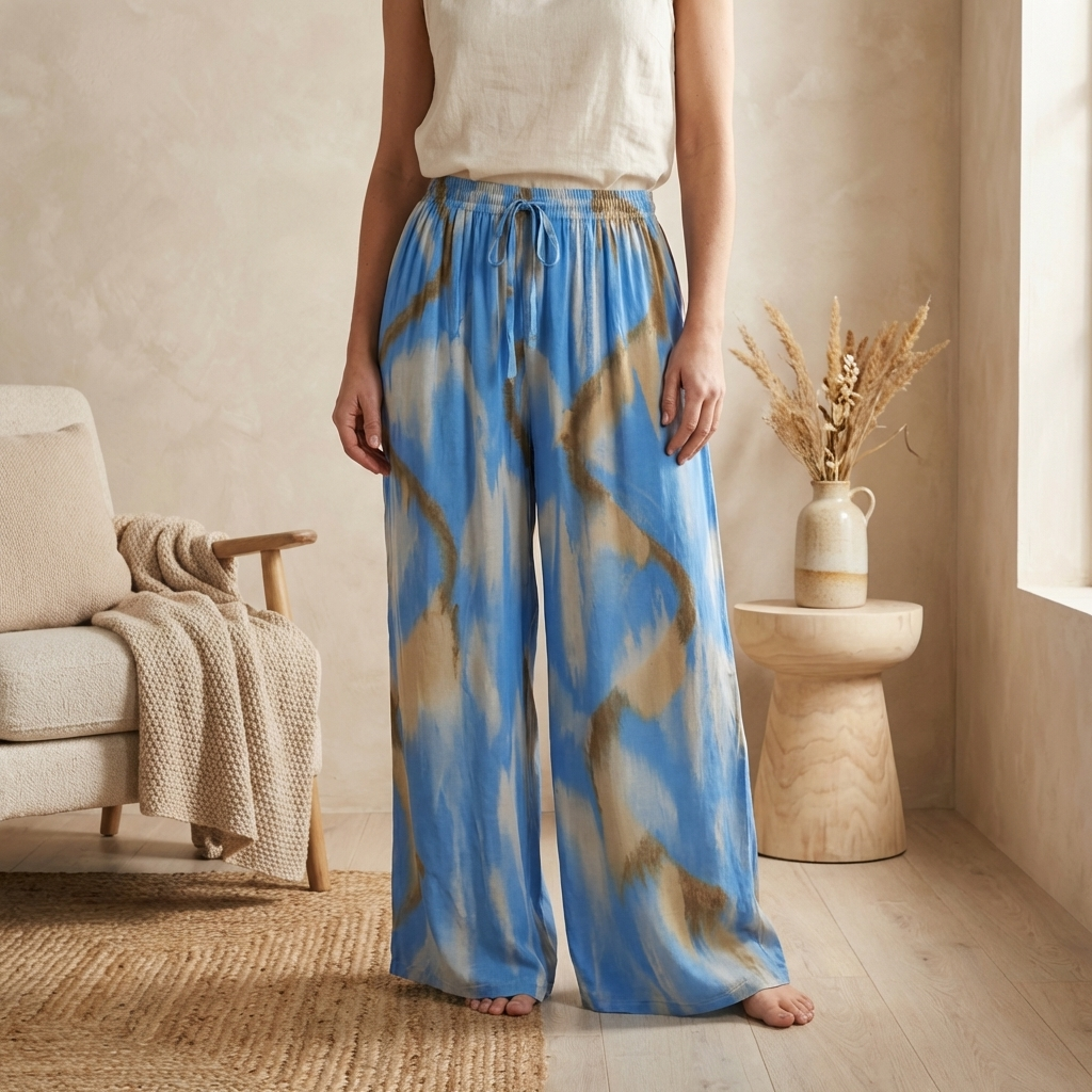 Flowy Tie-dye/Elephant Pants – Lightweight, Breathable Natural Essential