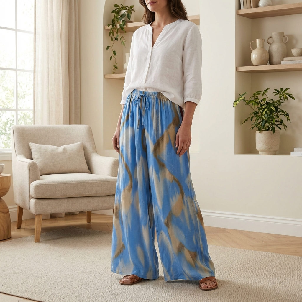 Flowy Tie-dye/Elephant Pants – Lightweight, Breathable Natural Essential