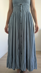 Elastic Waist Boho Skirt – Comfortable All-Day Wear