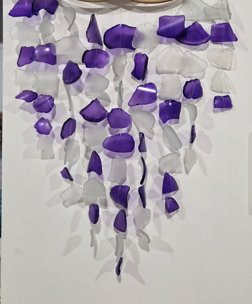 Coastal Sea Glass Windchime - Heart Eco Friendly Beach Gift