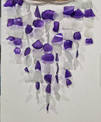 Coastal Sea Glass Windchime - Heart Eco Friendly Beach Gift