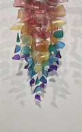 Recycled Sea Glass Windchime - Lotus Handmade Beach House Hanging