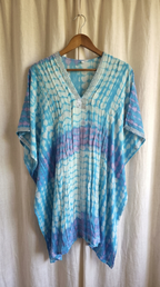 Relaxed Fit Bling Trimmed Short Kaftan - Comfortable Everyday Style