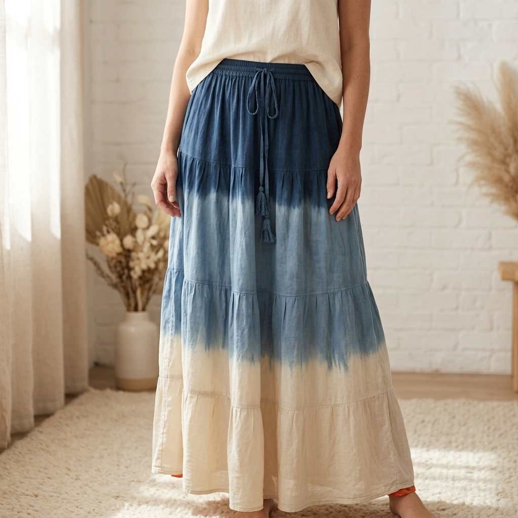 Tiered Boho Maxi Skirt – Relaxed Fit Everyday Style