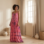 Lightweight Boho Long Rope Dress - Flowy & Easy Wear