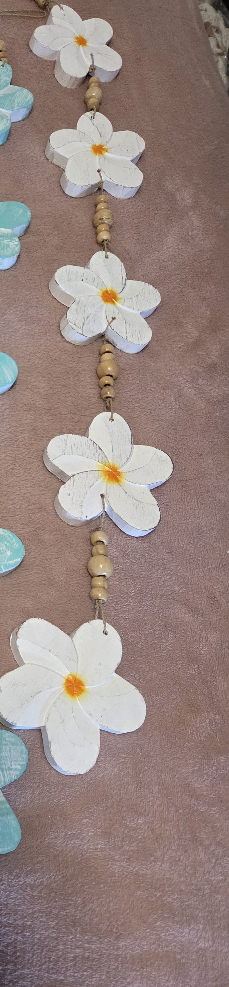 Handcrafted Hanging Flower Wall Art - Boho Hanging Decor